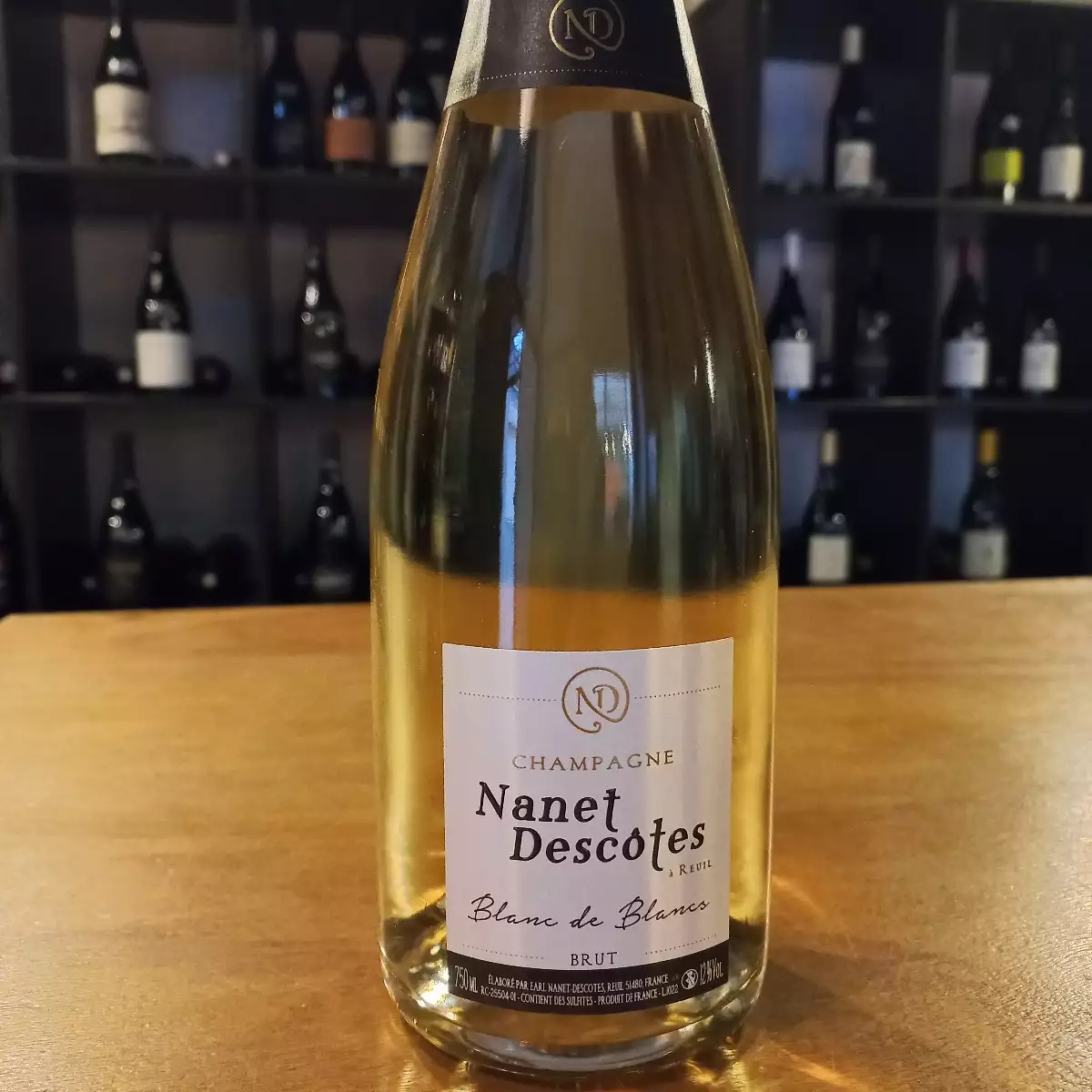 Champagne Nanet Descôtes. Blanc de Blancs. 12%. 75cl