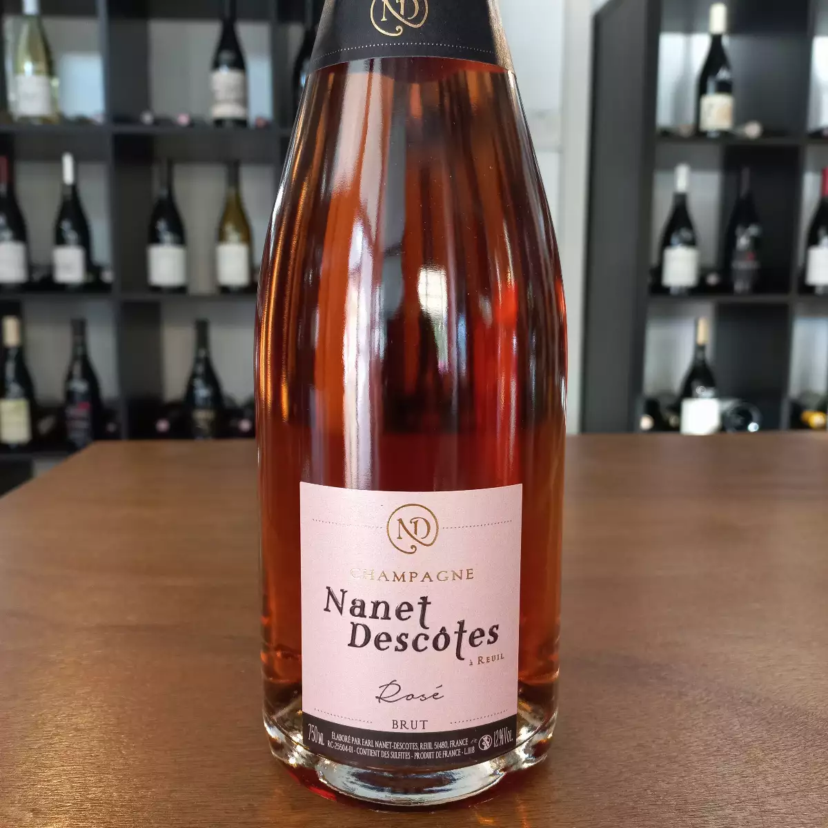 Champagne Nanet Descôtes. Rosé. 12%. 75cl