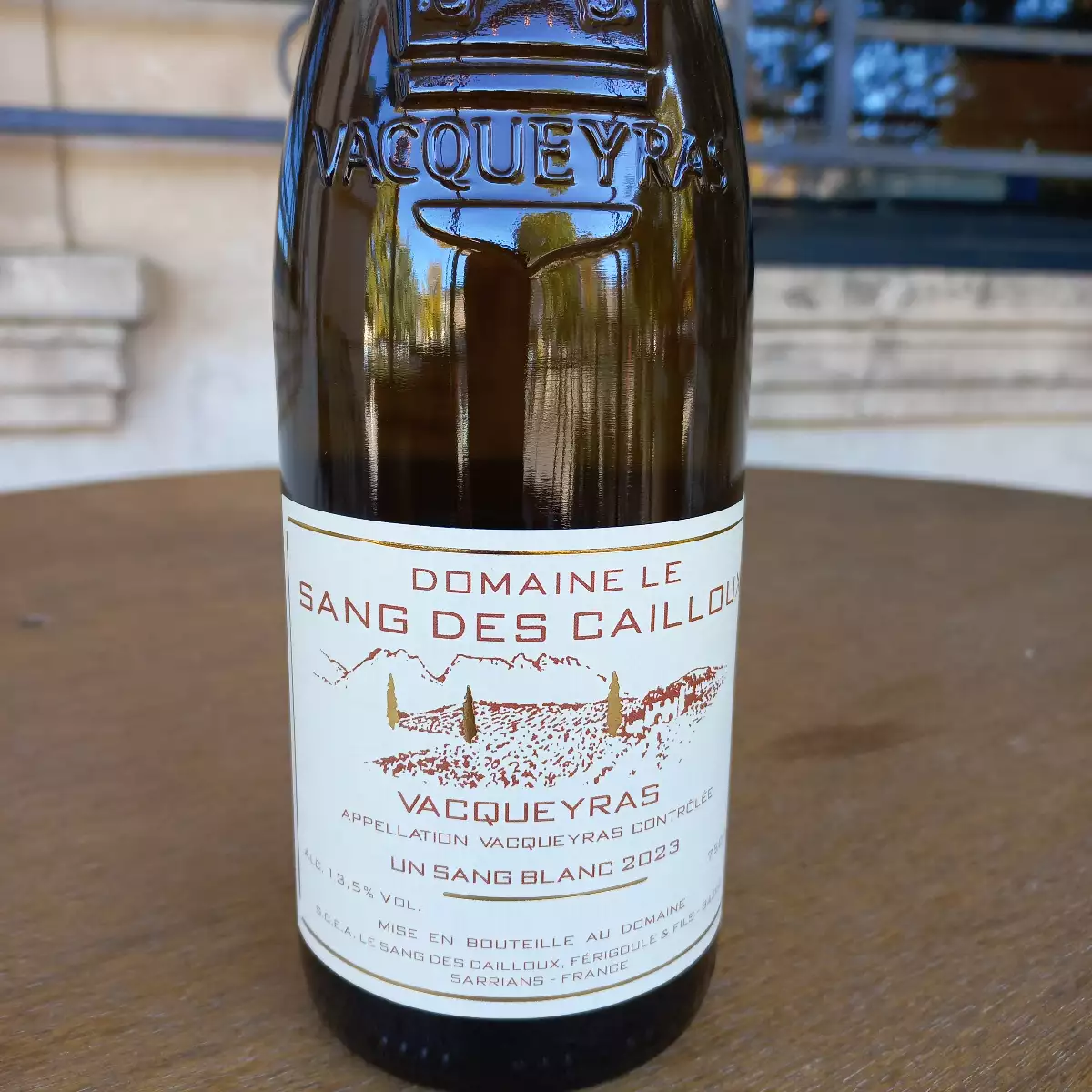 Le Sang des Cailloux. Un Sang Blanc. Vacqueyras 2023. 13.5%. 75cl